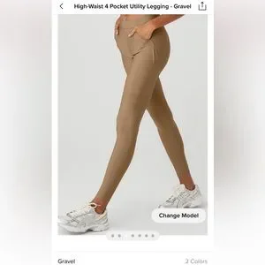 ✨美品✨ALO YOGA レギンス　HW Utility legging Alo Yoga High Waist 4 Pocket Utility Tan Legging-sz Small | eBay